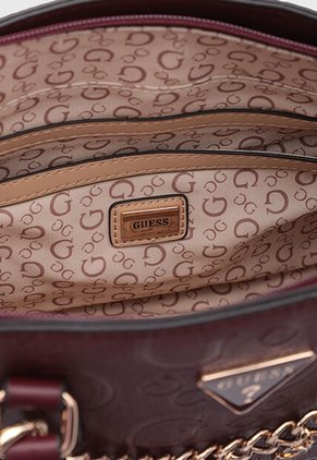 Bolso GUESS Jeanine Borgoña