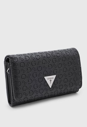 Billetera GUESS Jillian SLG Negro