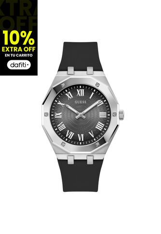 Relojes Guess Hombre Asset. Silicona Negro GW0663G1 Guess