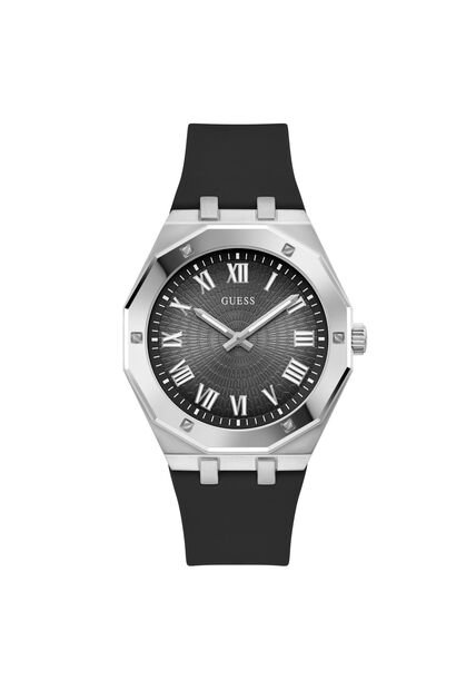 Relojes Guess Hombre Asset. Silicona Negro GW0663G1