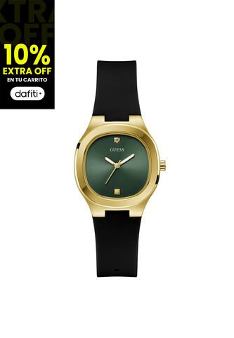Reloj Guess Mujer Eve. Silicona Negro GW0658L1 Guess