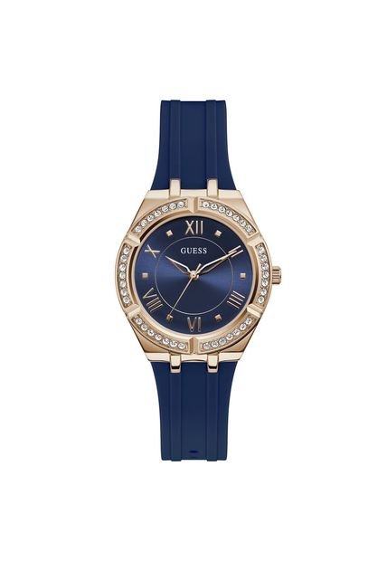 Relojes Guess Mujer Cosmo. Silicona Azul GW0034L4