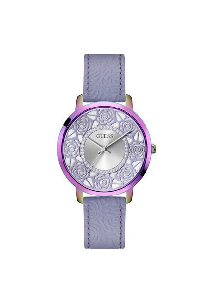 Relojes Guess Mujer Dahlia. Cuero Morado GW0529L4