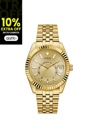Reloj Guess Hombre Jaden. Acero Inoxidable Dorado GW0977G2 Guess