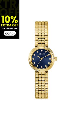 Reloj Guess Mujer Clara. Acero Inoxidable Dorado GW0930L4 Guess