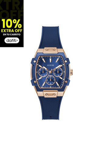Reloj Guess Mujer Phoenix. Silicona Azul GW0945L4 Guess