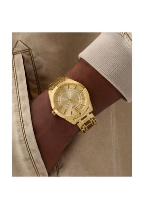 Relojes Guess Hombre Elliot. Acero Inoxidable Dorado GW0893G3