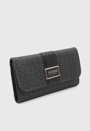 Billetera GUESS Isabella SLG Slim Gris Oscuro