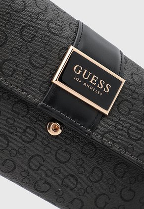 Billetera GUESS Isabella SLG Slim Gris Oscuro
