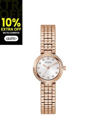 Reloj Guess Mujer Clara. Acero Inoxidable Oro Rosa GW0930L3 Guess
