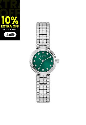Reloj Guess Mujer Clara. Acero Inoxidable Plateado GW0930L1 Guess