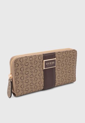 Billetera GUESS Isabella SLG Café