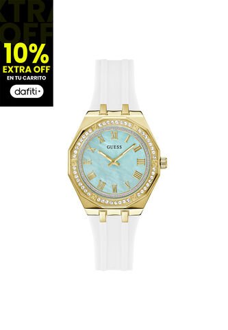 Relojes Guess Mujer Desire. Silicona Blanco GW0872L1 Guess