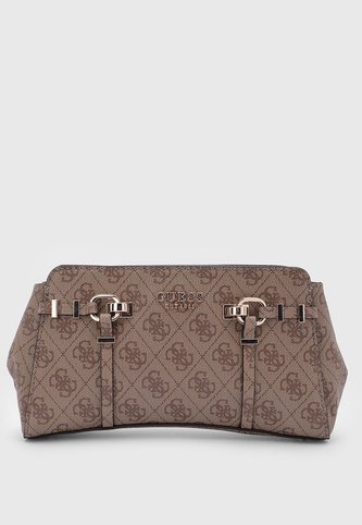 Bolso Manos Libres GUESS Leona Café Guess
