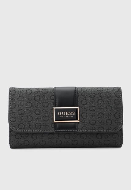 Billetera GUESS Isabella SLG Slim Gris Oscuro
