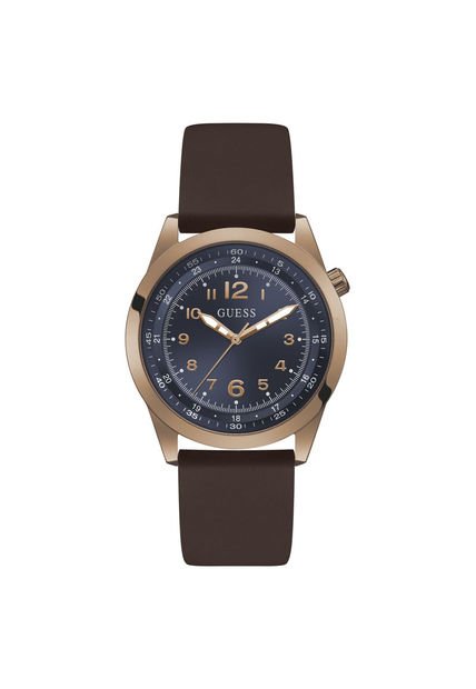 Relojes Guess Hombre Max. Silicona Café GW0494G3