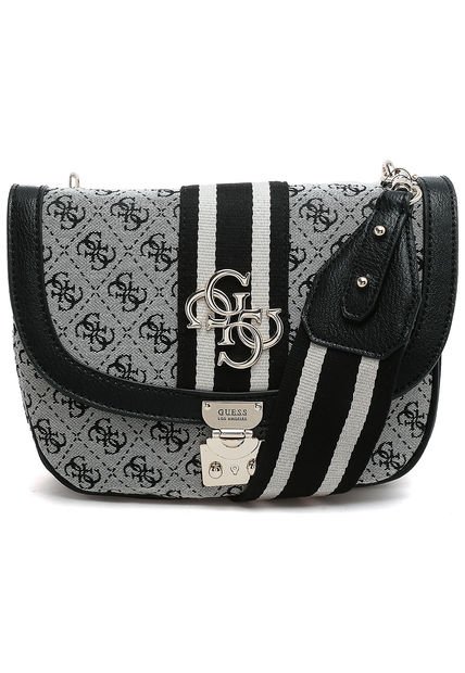 Bolso Negro-Blanco GUESS - Compra Ahora | Dafiti Colombia