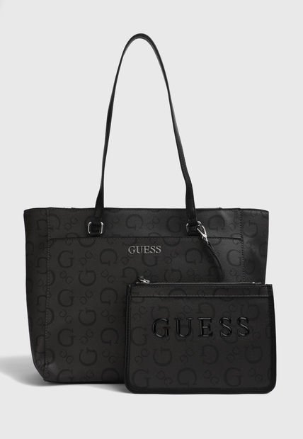 Bolso Gris Oscuro-Negro GUESS