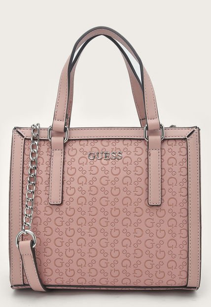 Bolso Manos Libres Palo Rosa GUESS