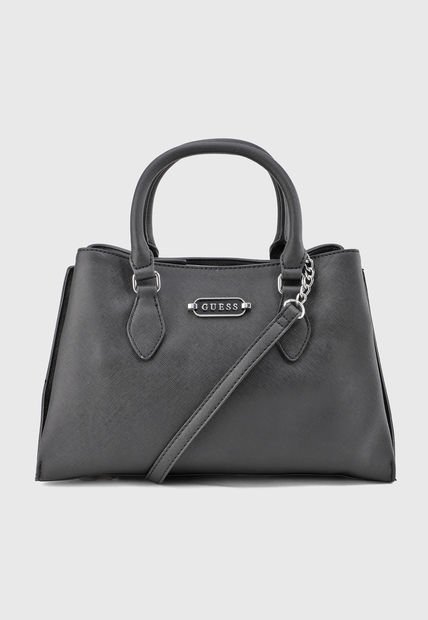 Bolso Negro-Plateado GUESS