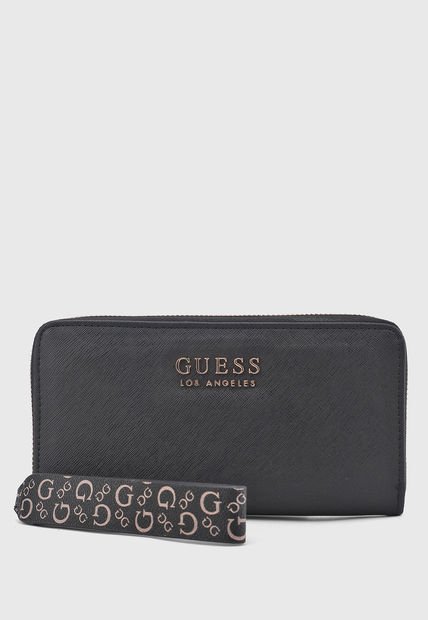 Billetera Negro-Beige GUESS