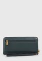 Billetera Verde Oscuro-Dorado GUESS Giully de Guess