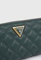 Billetera Verde Oscuro-Dorado GUESS Giully de Guess