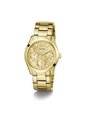 Relojes Guess Mujer Zoe. Acero Inoxidable Dorado GW0760L2 de Guess
