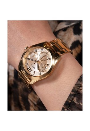 Relojes Guess Mujer Zoe. Acero Inoxidable Dorado GW0760L2