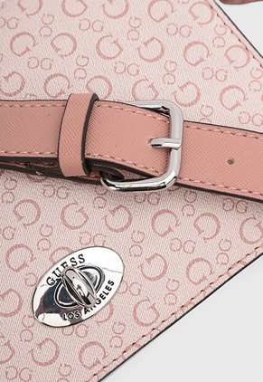 Bolso Manos Libres GUESS Burnaby Mini Rosa
