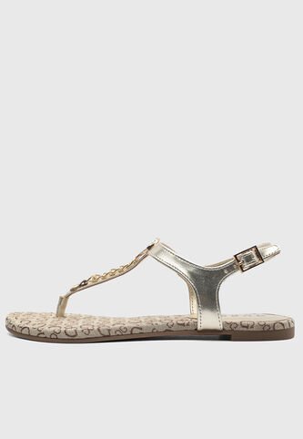 Sandalias Planas GUESS Dorado Guess