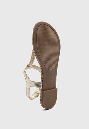 Sandalias Casual Planas GUESS Dorado