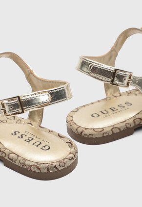 Sandalias Casual Planas GUESS Dorado