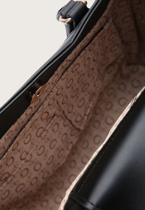 Bolso Negro-Oro Rosa GUESS Oak Park