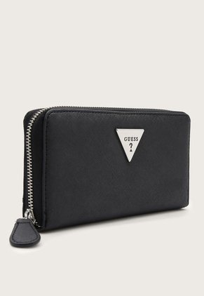 Billetera Negro-Plateado GUESS