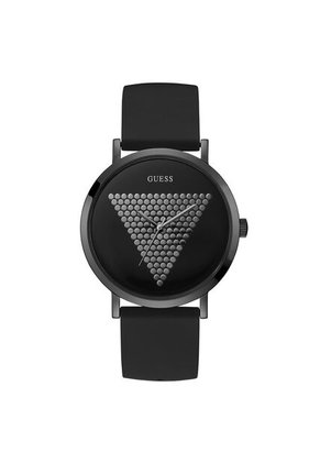 Reloj Guess Hombre Imprint. Silicona Negro W1161G2