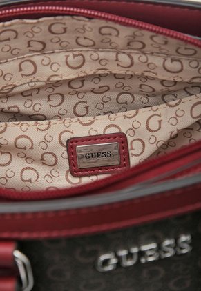 Bolso Manos Libres Marrón-Borgoña GUESS