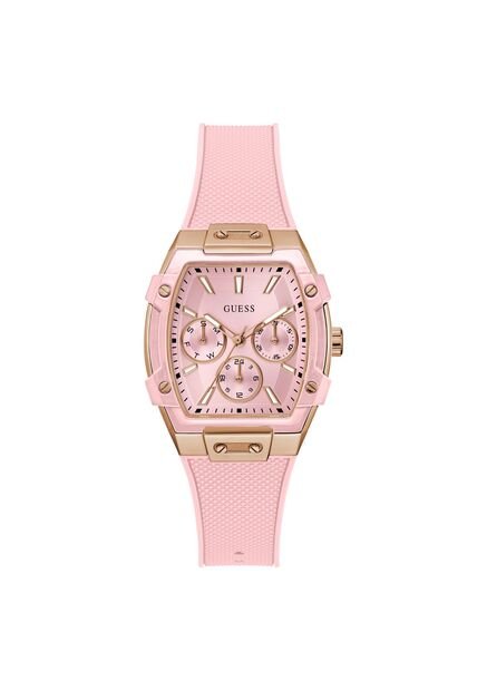 Reloj Guess Mujer Sparkling Pink. Silicona Rosado GW0032L7