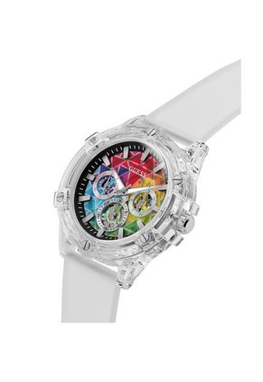 Relojes Guess Hombre King. Silicona Blanco GW0908G3
