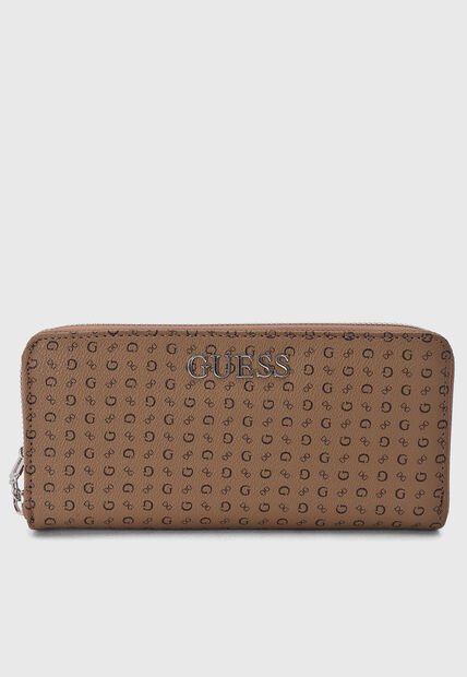 Billetera GUESS Abbas SLG Café