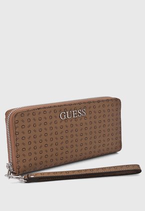 Billetera GUESS Abbas SLG Café
