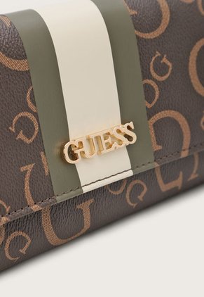 Billetera Marrón-Beige GUESS