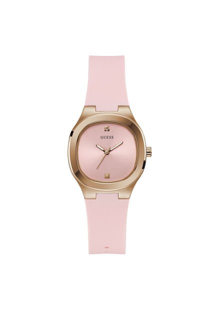 Relojes Guess Mujer Eve. Silicona Rosado GW0658L2