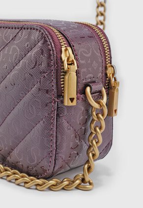 Bolso Manos Libres Violeta-Cobre GUESS Jania