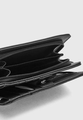 Billetera GUESS Abbas SLG Negro