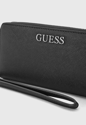 Billetera GUESS Abbas SLG Negro