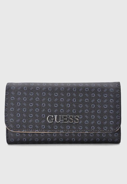 Billetera GUESS Abbas SLG Azul Oscuro