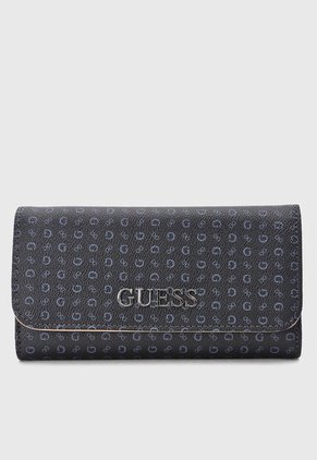 Billetera GUESS Abbas SLG Azul Oscuro