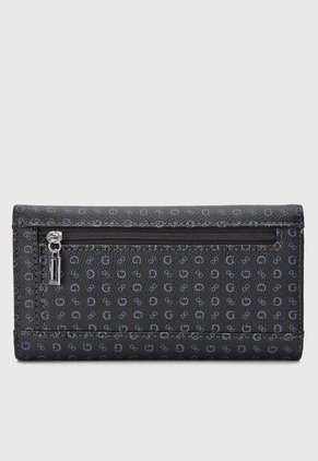 Billetera GUESS Abbas SLG Azul Oscuro