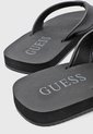 Sandalias Flip Flop GUESS Dingle Negro de Guess